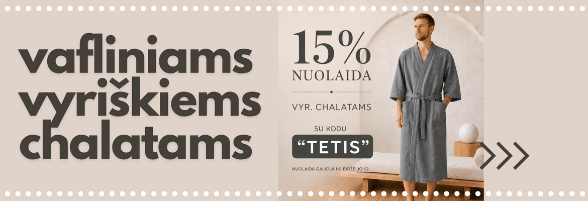 -15proc. vyr. chalatams