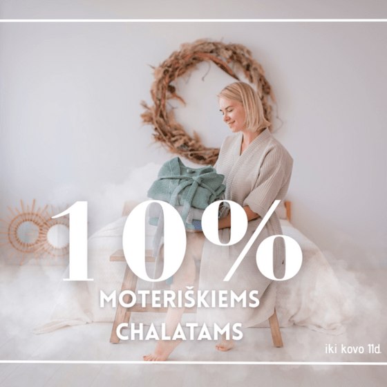 Nuolaida mot.chalatams