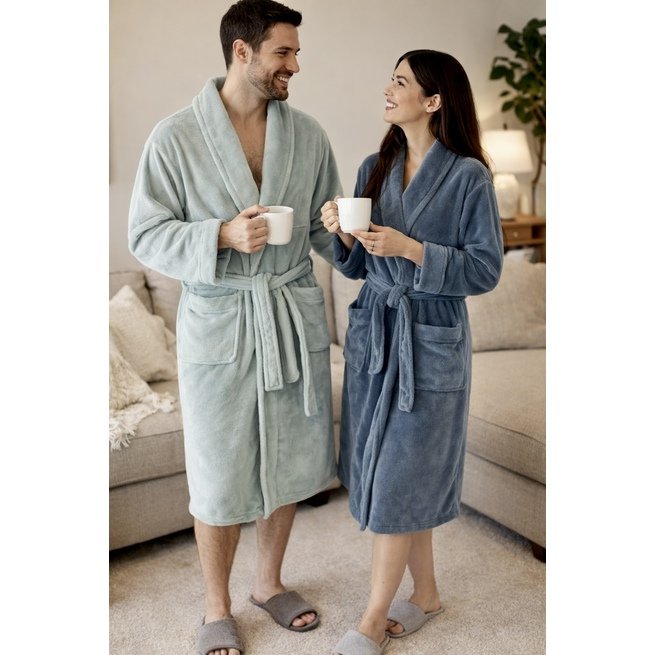 Jaukus minkštas chalatas vyrui (kelios spalvos) 1