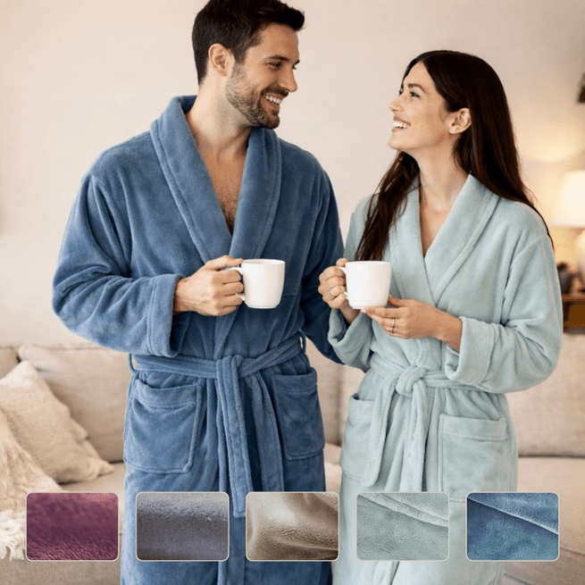 Jaukus minkštas chalatas vyrui (kelios spalvos)