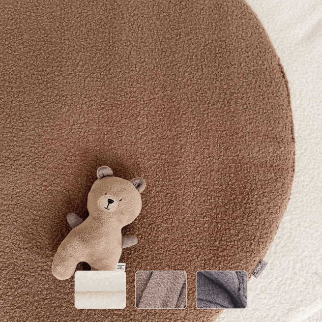 Minkštas apvalus vaikų kambario kilimas "Sapnų piemenėliai"