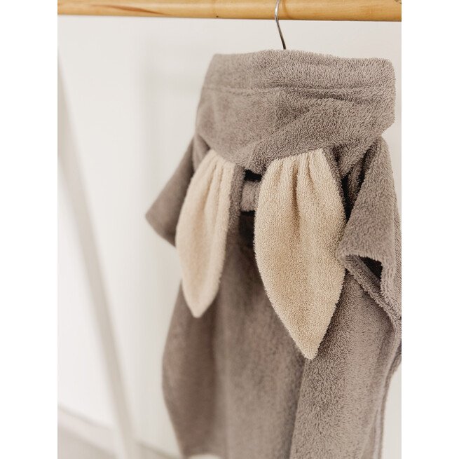 Vaikiškas rudas pončas su ausytėmis 2