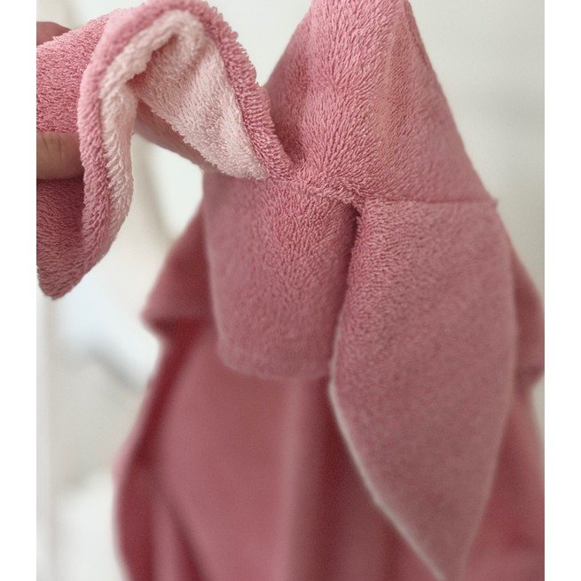 Rankšluostis rožinis su MEGA kiškučio ausimis 