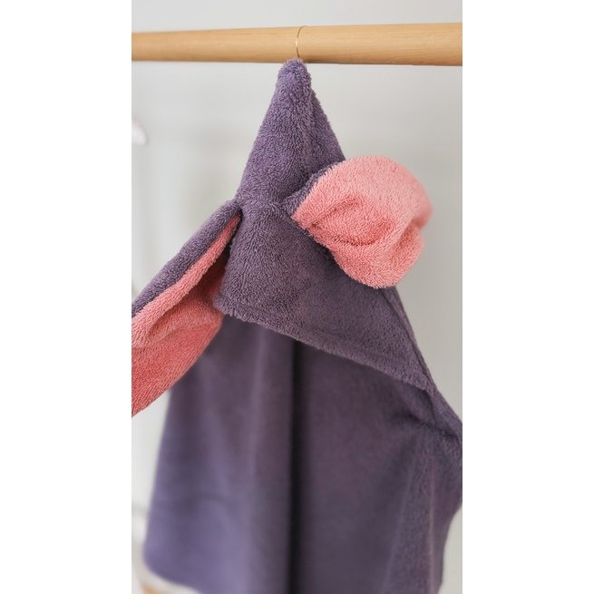 Rankšluostis violetinis su MEGA kiškučio ausimis  2