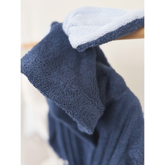 Vaikiškas mėlynas chalatas su ausytemis  3