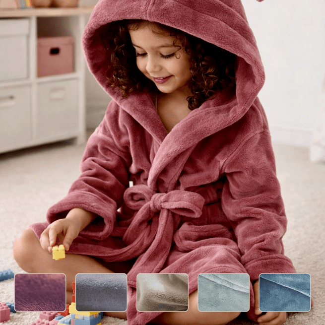 Jaukus minkštas chalatas vaikams