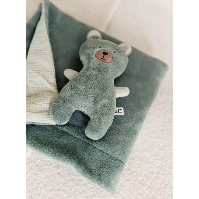 Rinkinys: Pliušinis pledukas ir meškutis "Sapnų paletė" 2