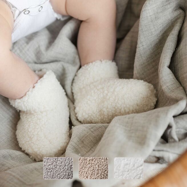 Tekstiliniai batukai kūdikiui "Debesys"