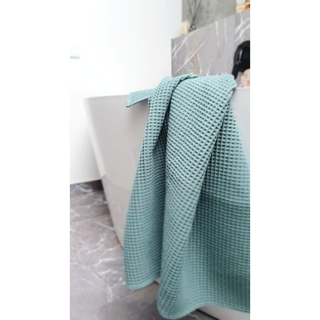 Žalias vonios rankšluostis mamai 70x140