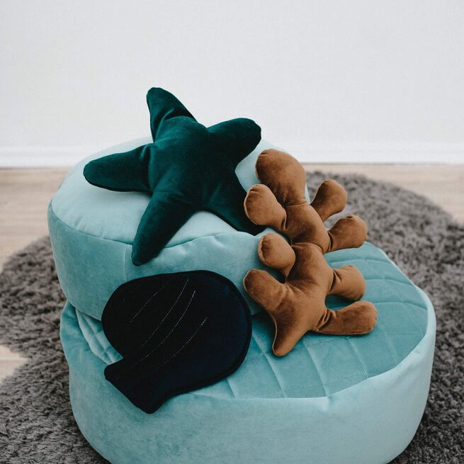 Veliūrinis žaisliukas jūrų kriauklė